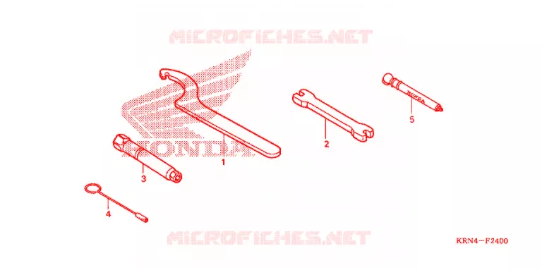 OUTIL Honda MOTO 250 CRF 2007  CRF250X7
