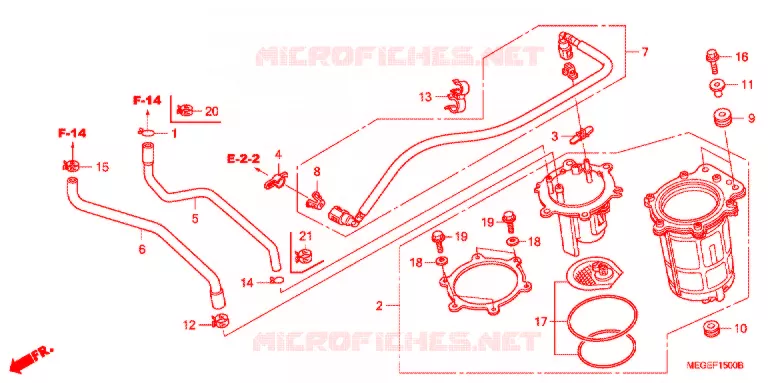 POMPE A ESSENCE Honda MOTO 750 SHADOW 2011  VT750CSA