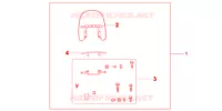 PARE BRISE pour Honda SHADOW VT 750 GRAY 2010