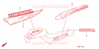 AUTOCOLLANTS (1) pour Honda CB 500 1997