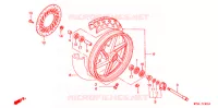 ROUE AVANT pour Honda CB 500 1997
