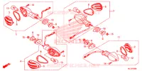 CLIGNOTANT pour Honda CBR 600 RR BLACK 2016