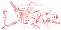 LEVIER DE GUIDON   CABLE   COMMODO pour Honda CBR 600 RR BLACK 2016
