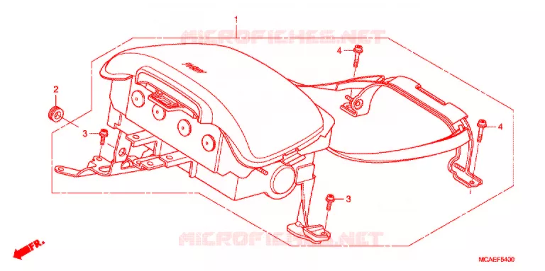 MODULE AIRBAG Honda MOTO 1800 GOLD-WING 2016  GL1800G