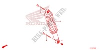 AMORTISSEUR ARRIERE pour Honda CBR 125 NOIR 2015