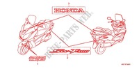 AUTOCOLLANTS (FJS400D9/FJS400A) pour Honda SILVER WING 400 ABS 2013