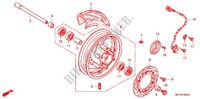 ROUE AVANT pour Honda SILVER WING 400 ABS 2011