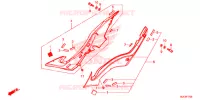 COUVERCLES LATERAUX pour Honda CBR 650 F ABS 2015