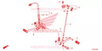 PEDALE pour Honda CBR 650 F ABS 2015