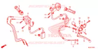 LEVIER DE GUIDON   CABLE   COMMODO pour Honda CB 500 F ABS WHITE 2014