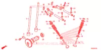 ARBRE A CAMES   SOUPAPE pour Honda FOURTRAX 500 FOREMAN RUBICON DCT 2016