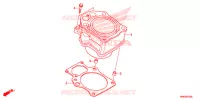CYLINDRE pour Honda FOURTRAX 500 FOREMAN RUBICON DCT 2016