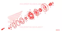 EMBRAYAGE pour Honda FOURTRAX 500 FOREMAN RUBICON DCT 2016