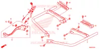 PEDALE   REPOSE PIED pour Honda FOURTRAX 500 FOREMAN RUBICON DCT 2016
