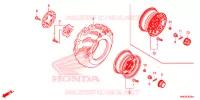 ROUE AVANT pour Honda FOURTRAX 500 FOREMAN RUBICON DCT 2016