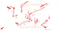 PEDALE   KICK pour Honda GORILLA 50 GREEN 2002