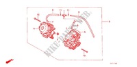 CARBURATEUR (ENS.) pour Honda STEED 600 VLX Taylor bar handle with speed warning light 1989