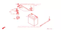 BATTERIE pour Honda NX 250 1989