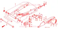 BRAS ARRIERE pour Honda NX 250 1989