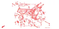 CADRE pour Honda NX 250 1989