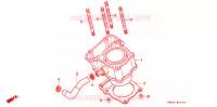CYLINDRE pour Honda NX 250 1989