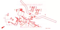 GUIDON pour Honda NX 250 1989