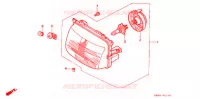 PHARE pour Honda NX 250 1989
