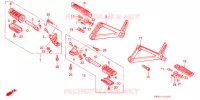 REPOSE PIED pour Honda NX 250 1989