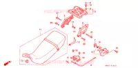 SELLE pour Honda NX 250 1989