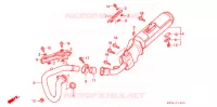 SILENCIEUX D'ECHAPPEMENT pour Honda NX 250 1989