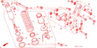 AMORTISSEUR ARRIERE pour Honda NX 250 1989