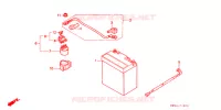BATTERIE pour Honda NX 250 1989