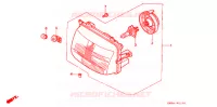PHARE pour Honda NX 250 1989