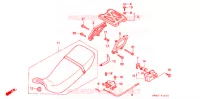 SELLE pour Honda NX 250 1989