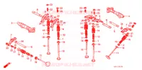 ARBRE A CAMES   SOUPAPE pour Honda STEED 600 VLX Without speed warning light. Taylor bar handle 1990