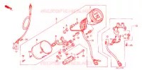 COMPTEUR pour Honda STEED 600 VLX Without speed warning light. Taylor bar handle 1990