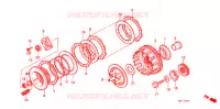 EMBRAYAGE pour Honda STEED 600 VLX Without speed warning light. Taylor bar handle 1990