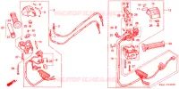 COMMODO   LEVIER   CABLE pour Honda FUSION 250 1992