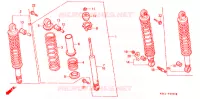 AMORTISSEUR ARRIERE pour Honda FUSION 250 1994
