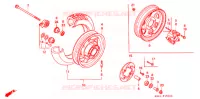 ROUE AVANT pour Honda FUSION 250 1994
