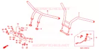 GUIDON   TE DE FOURCHE pour Honda STEED 600 VLX Without speed warning light. Taylor bar handle 1993