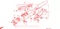 SILENCIEUX D'ECHAPPEMENT pour Honda STEED 600 VLX Without speed warning light. Taylor bar handle 1993