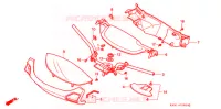 GUIDON   CARENAGE pour Honda 250 FREEWAY 1994