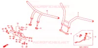 GUIDON   TE DE FOURCHE pour Honda STEED 600 VLX Without speed warning light. Taylor bar handle 1994