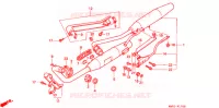 SILENCIEUX D'ECHAPPEMENT pour Honda STEED 600 VLX Without speed warning light. Taylor bar handle 1994