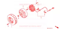 ALTERNATEUR pour Honda 50 LIVE DIO ZX, front brake disk 1994