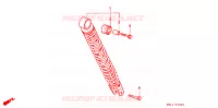 AMORTISSEUR ARRIERE pour Honda 50 LIVE DIO ZX, front brake disk 1994