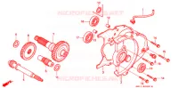 BOITE DE VITESSES pour Honda 50 LIVE DIO ZX, front brake disk 1994