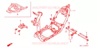CADRE (1) pour Honda 50 LIVE DIO ZX, front brake disk 1994