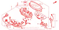 COMPTEUR (1) pour Honda 50 LIVE DIO ZX, front brake disk 1994